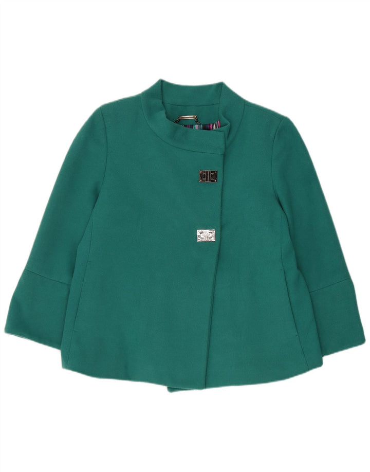Bomber donna manica 3/4 Roccobarocco IT 44 Poliestere verde medio