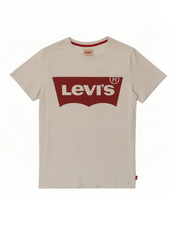 T-shirt grafica per ragazzi Levi's, 13-14 anni, bianco sporco