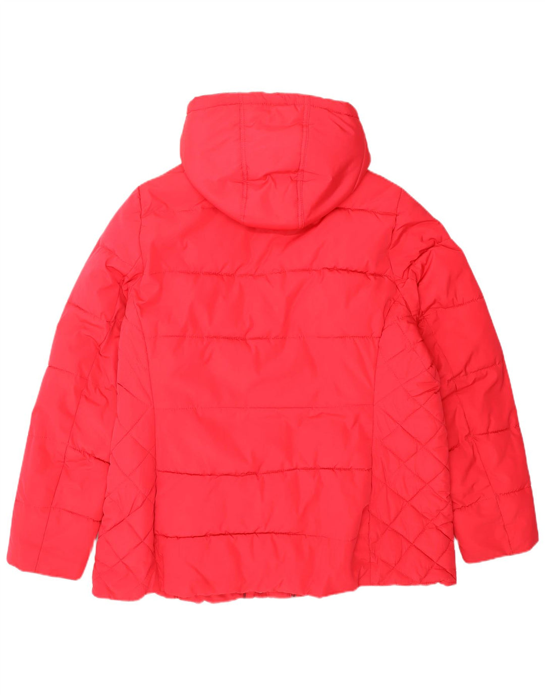 ST JOHN'S BAY Womens Oversized Hooded Padded Jacket UK 18 XL Pink Vintage St John's Bay and Second-Hand St John's Bay from Messina Hembry 