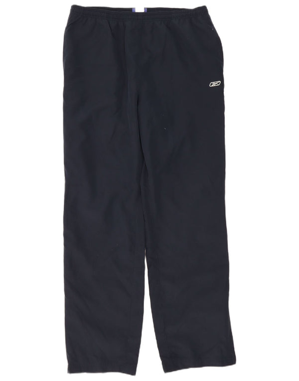 Pantaloni da tuta da donna Reebok UK 14 Large in poliestere blu navy