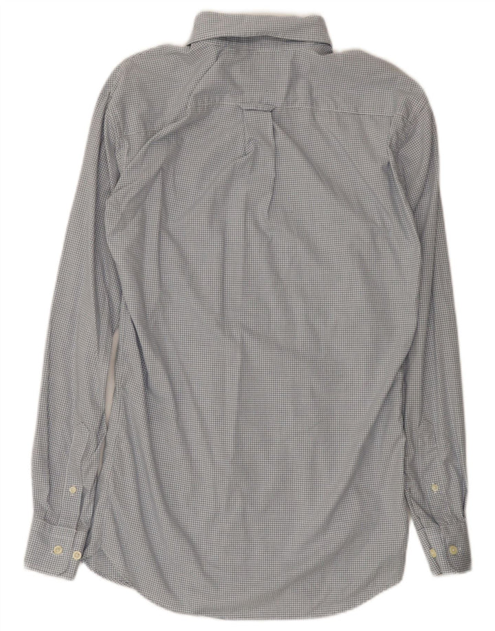 Camicia da uomo Nautica in cotone a quadretti blu medio