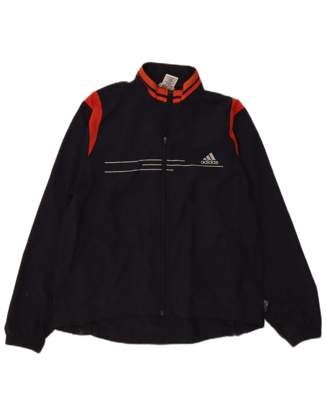 Giacca da ginnastica Adidas Climashell da donna UK 16 Large Blu Navy