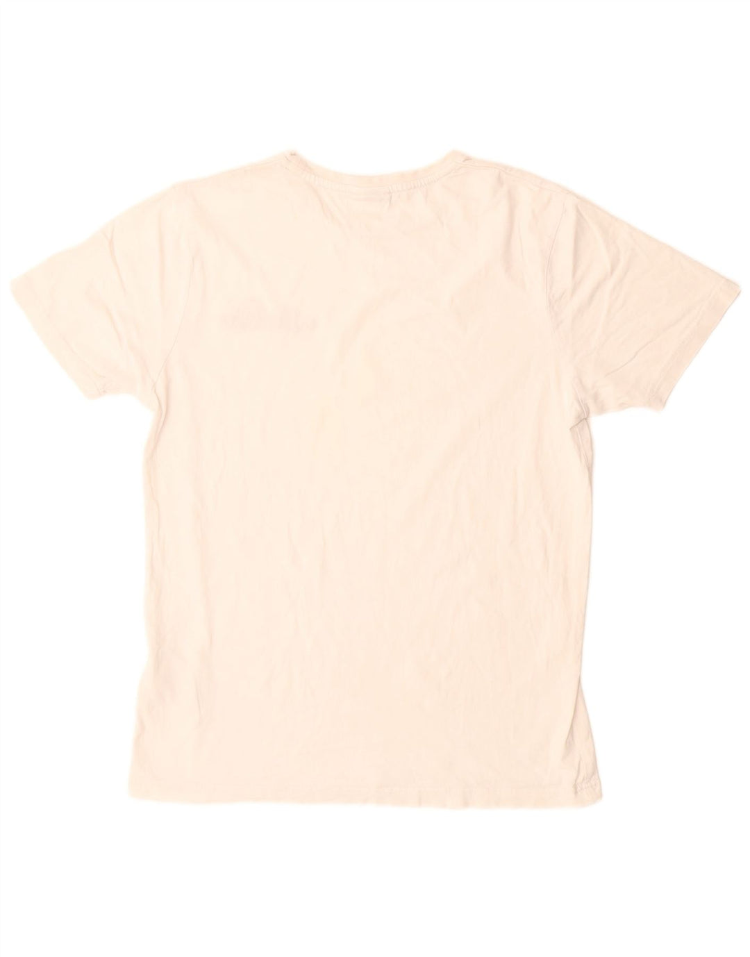 T-shirt grafica da uomo Ellesse Top grande in cotone bianco
