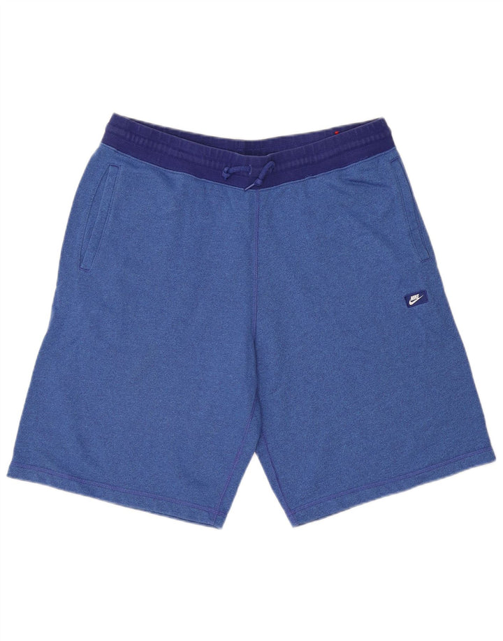NIKE Mens Swimming Shorts XL Blue Cotton