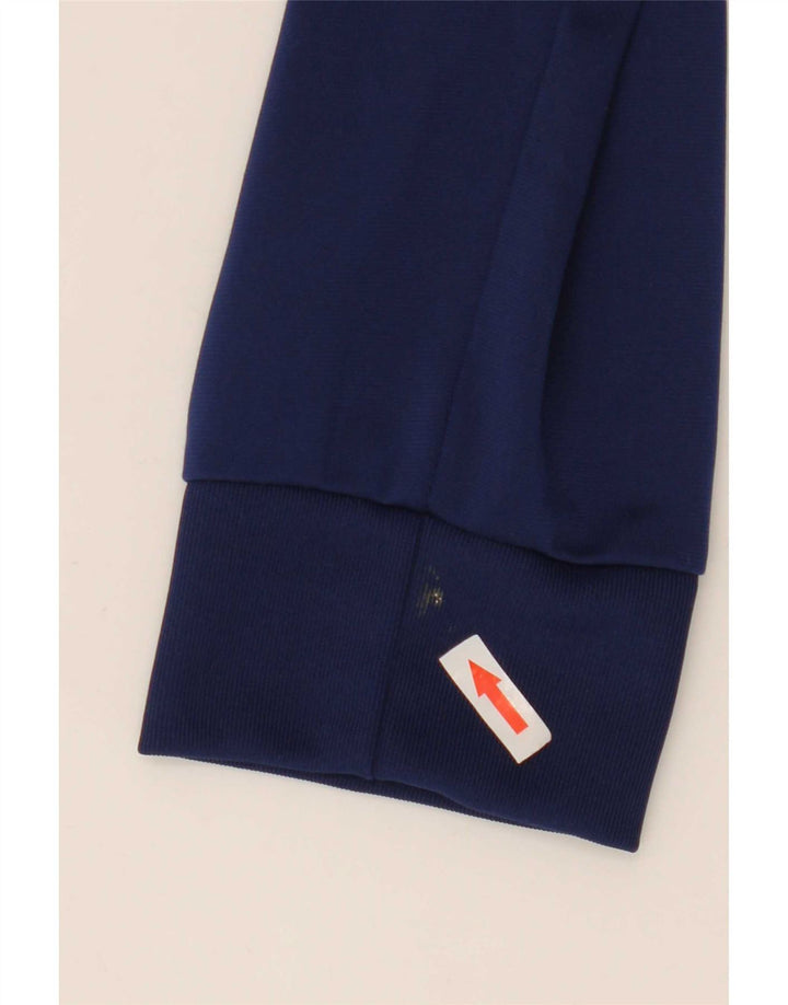 Giacca da ginnastica da uomo Adidas XL in poliestere blu navy