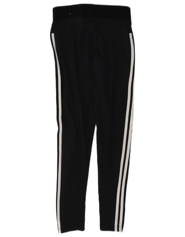 Leggings Adidas da donna slim fit UK 8/10 piccolo cotone nero