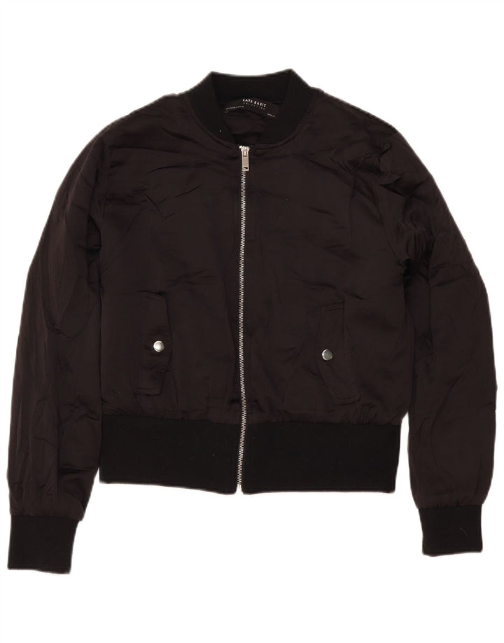 Giubbotto bomber da donna Zara UK 14 poliestere nero medio