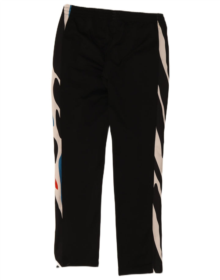 Pantaloni da tuta da donna Adidas UK 12 Medium Nero Colourblock Poliestere