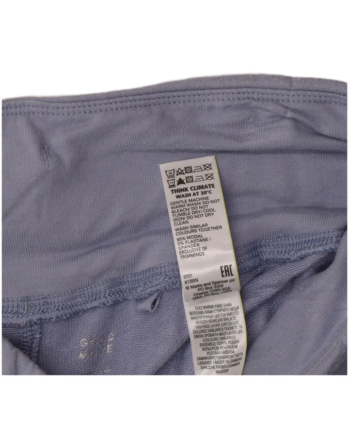 Pantaloni da tuta da donna Marks & Spencer Joggers UK 14 Large Blue Modal