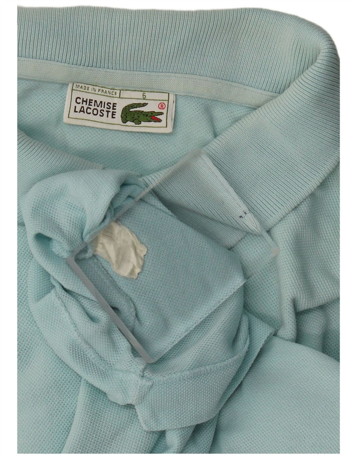 Polo da uomo Lacoste taglia 6 XL in cotone blu