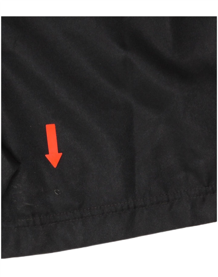 Pantaloncini sportivi Adidas da donna UK 10 Small neri in poliammide