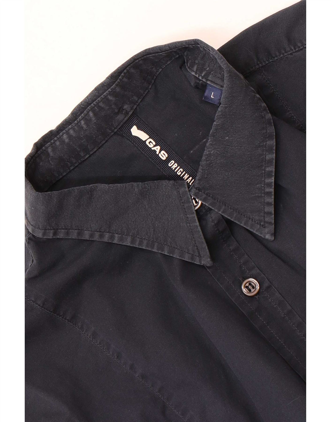 Camicia da uomo Gas Large blu navy