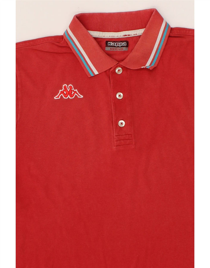 KAPPA Mens Polo Shirt Medium Red Vintage Kappa and Second-Hand Kappa from Messina Hembry 