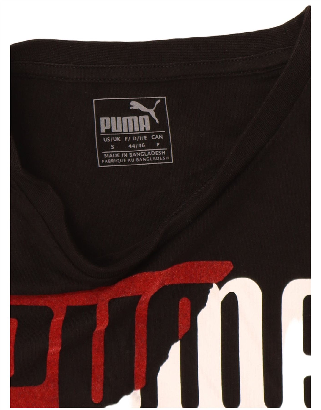 T-shirt grafica da uomo Puma Top Small Nera
