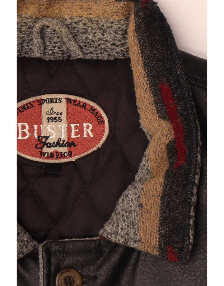 Giacca a vento da uomo Buster IT 58 4XL Acrilico a righe grigie