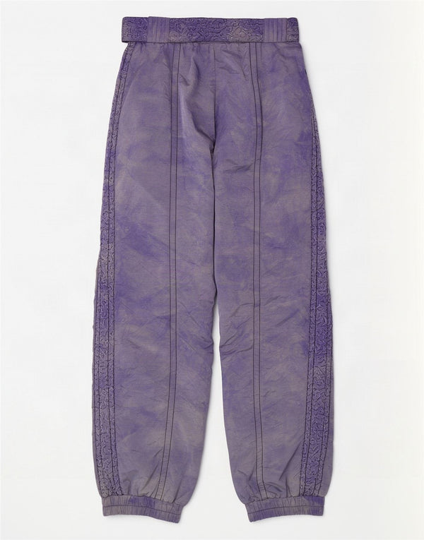 Pantaloni da sci a vita alta da donna Maier UK 16 Large Viola Tie Dye Poliammide