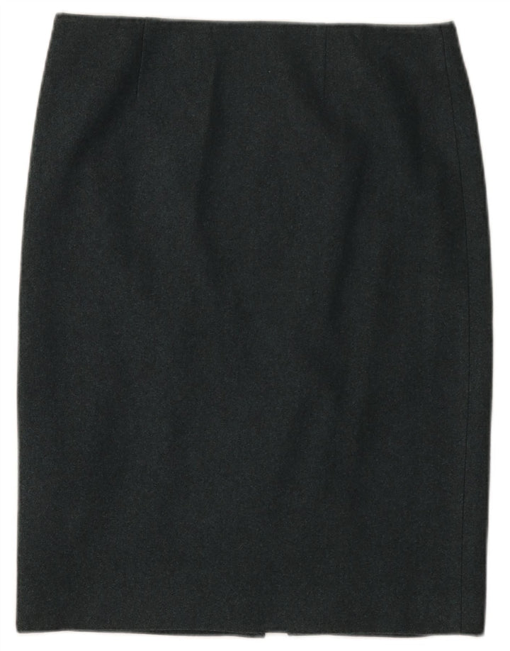 Gonna a tubino da donna Calvin Klein US 8 Medium W32 Lana screziata blu