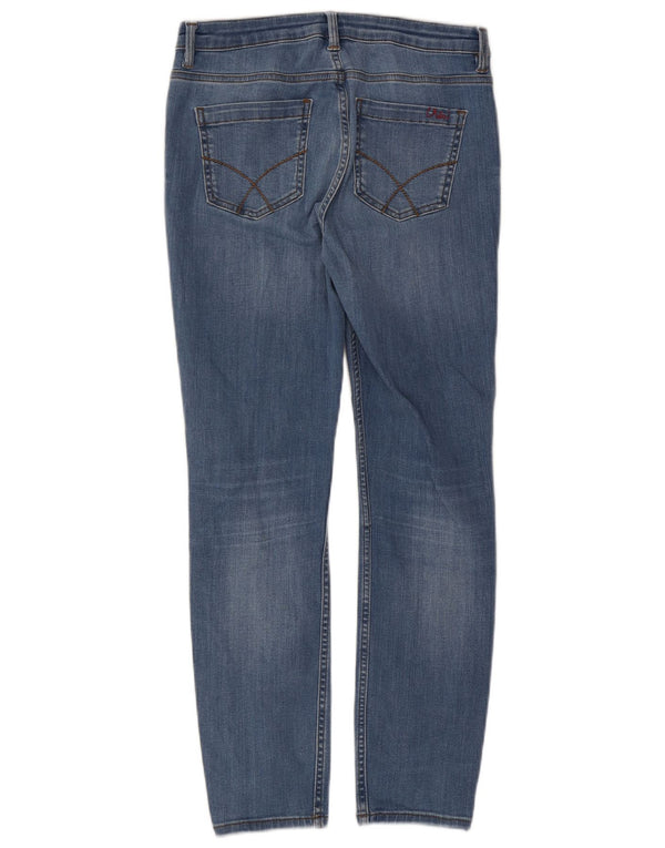 Crew Clothing Jeans skinny da donna UK 12 Medio W28 L27 Cotone blu