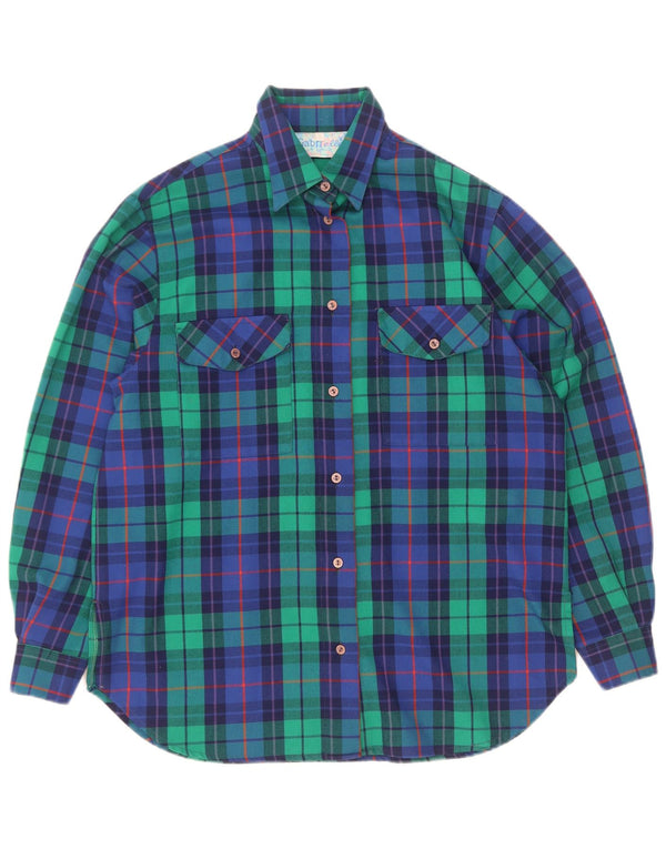 Gabri elle La Camicia Camicia da donna in flanella UK 16 Grande quadretto multicolore