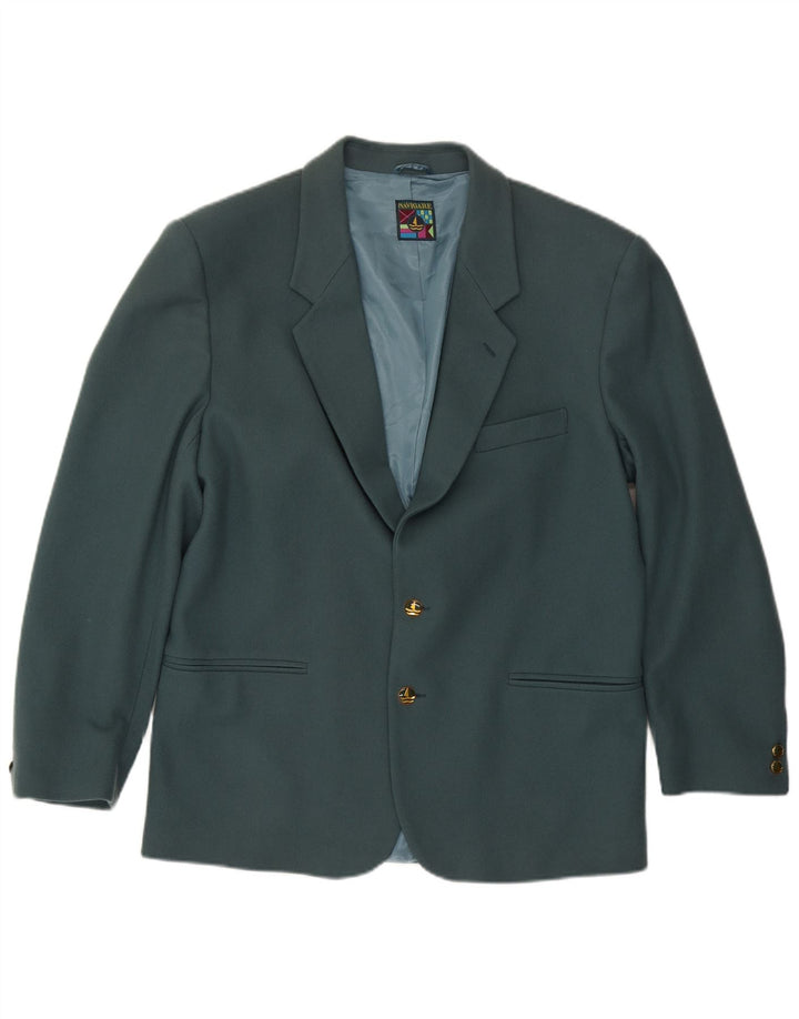Giacca blazer da uomo a 2 bottoni Navigare UK 40 grande verde