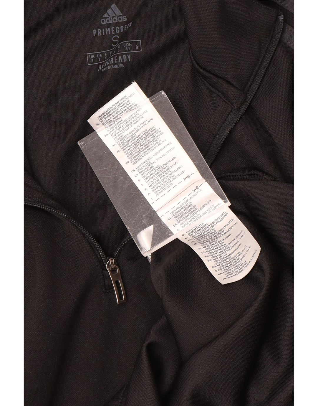 Top da tuta ADIDAS Aeroready Zip Neck Pullover Small Nero