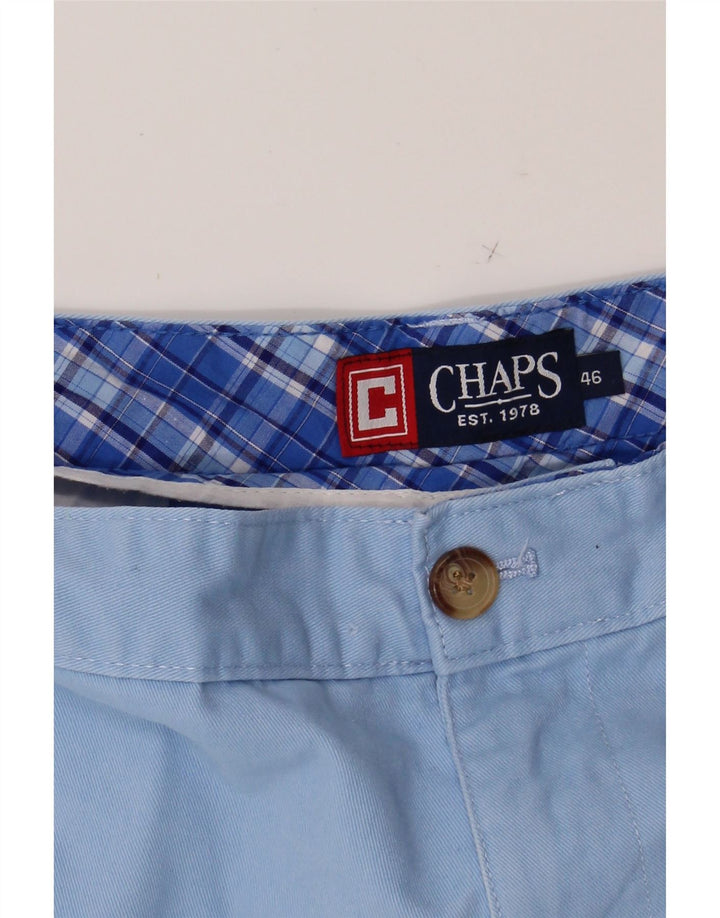 CHAPS Mens Chino Shorts W46 3XL Blue Cotton Vintage Chaps and Second-Hand Chaps from Messina Hembry 