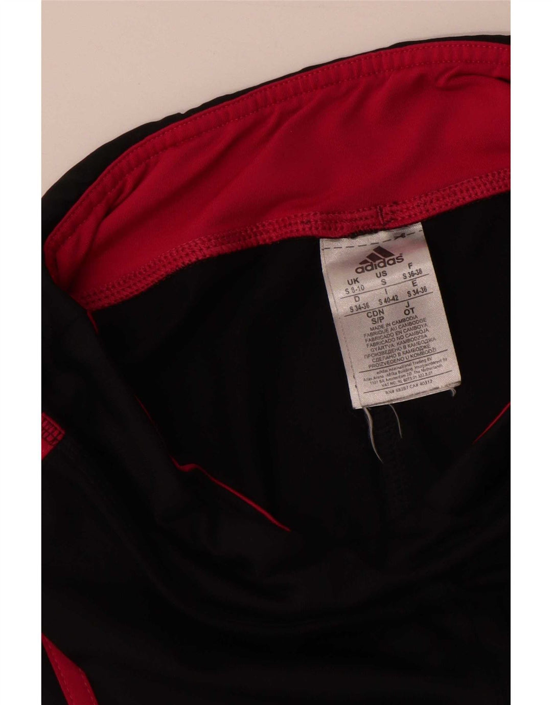 Leggings Adidas Climalite Capri da donna UK 8/10 Piccolo poliestere nero
