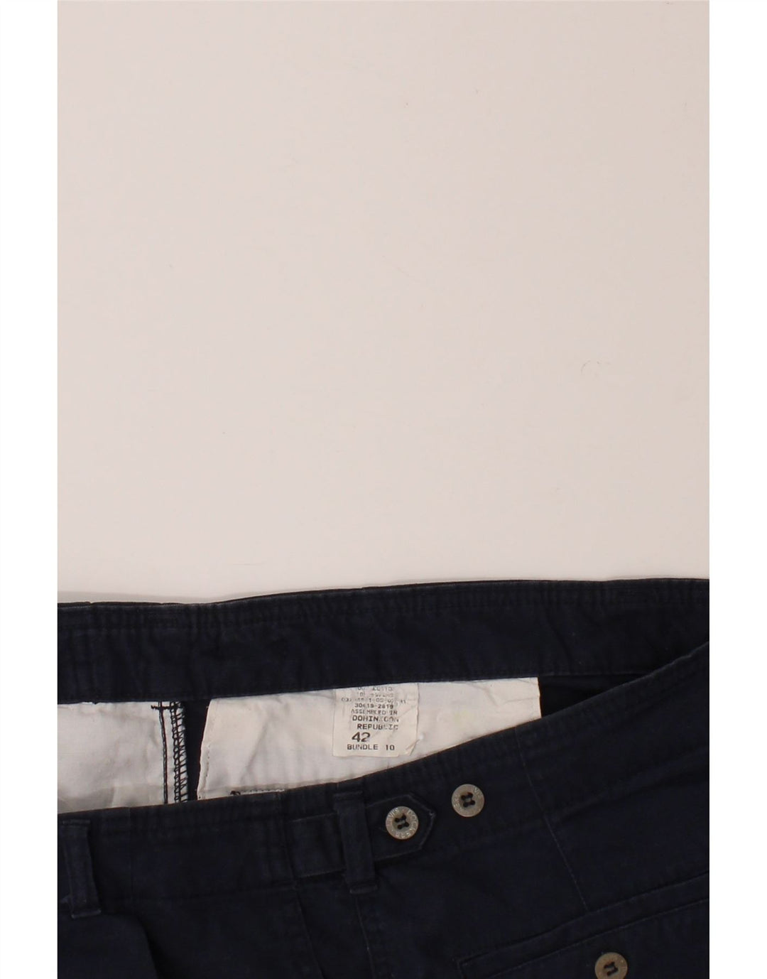 DOCKERS Mens Chino Shorts W42 2XL  Navy Blue Cotton Vintage Dockers and Second-Hand Dockers from Messina Hembry 