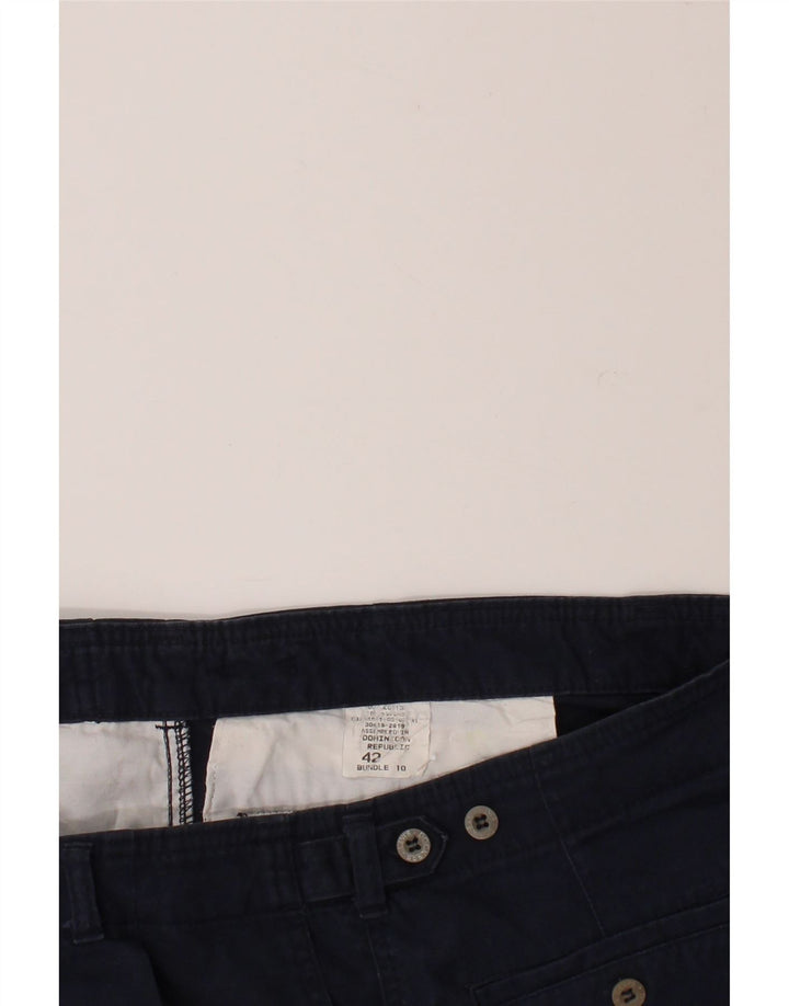 DOCKERS Mens Chino Shorts W42 2XL  Navy Blue Cotton Vintage Dockers and Second-Hand Dockers from Messina Hembry 
