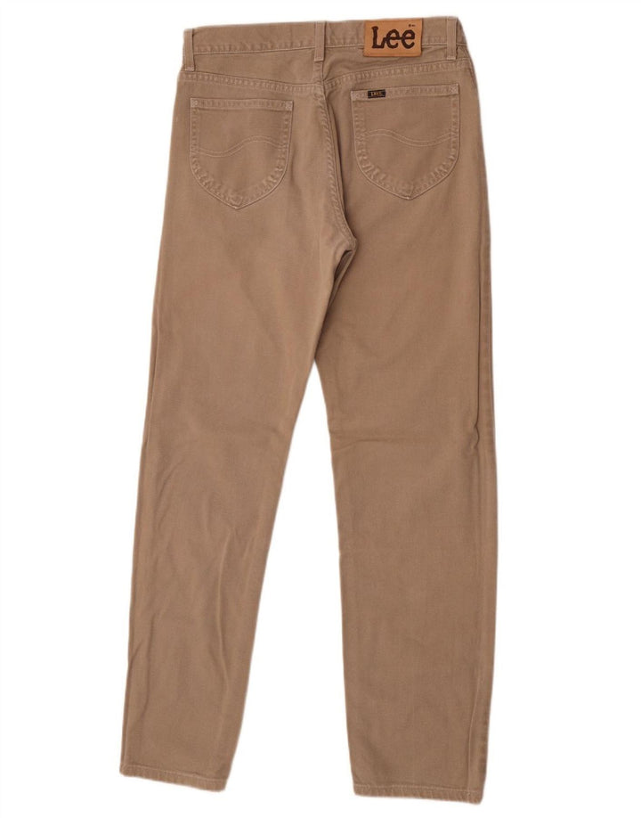 Jeans dritti da uomo Lee Brooklyn W33 L34 cotone beige