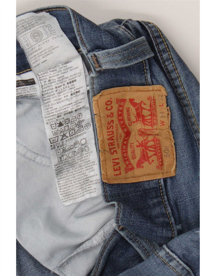 Levi's Uomo 506 Jeans dritti W34 L32 Cotone Blu
