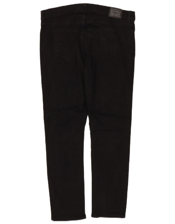 Levi's Donna 311 Shaping Skinny Jeans US 16 2XL W36 L29 Cotone Nero