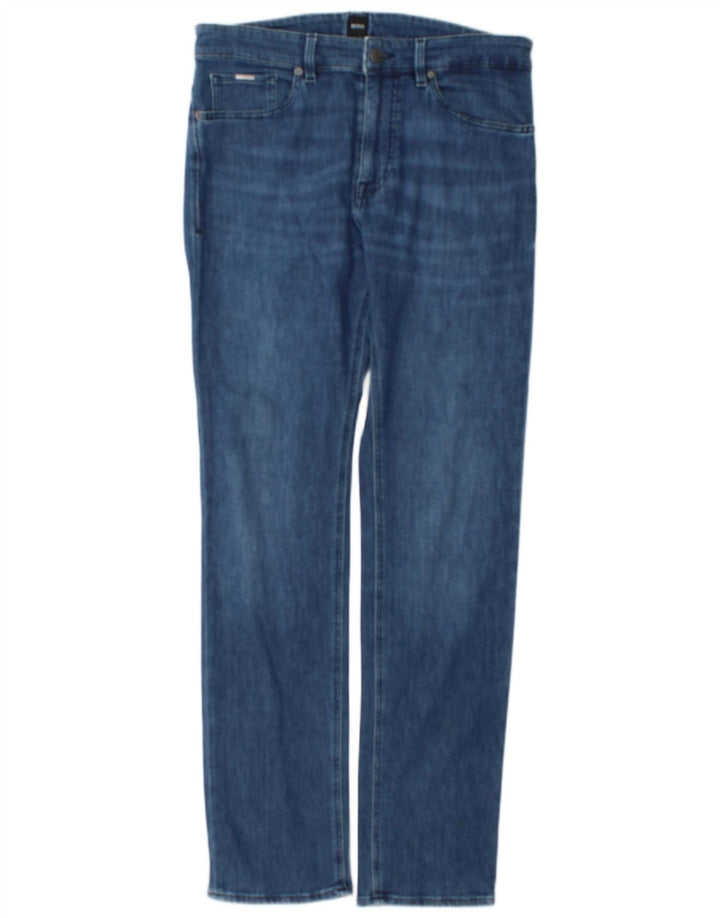 Jeans slim da uomo Hugo Boss W30 L32 Blu