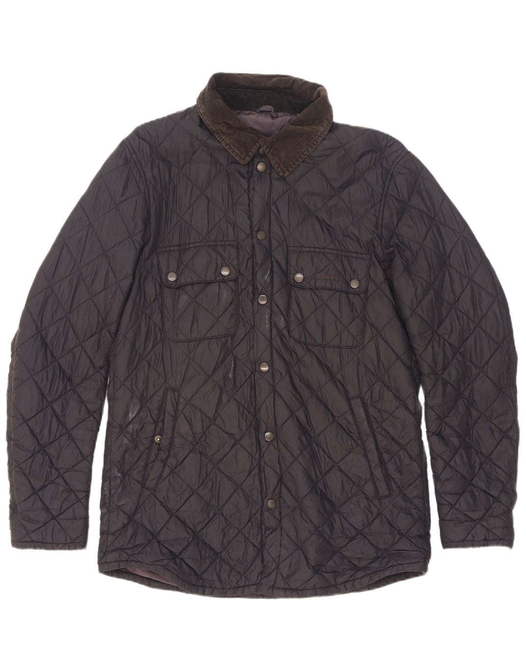 Giacca trapuntata da uomo Barbour UK 38 media blu navy in poliammide