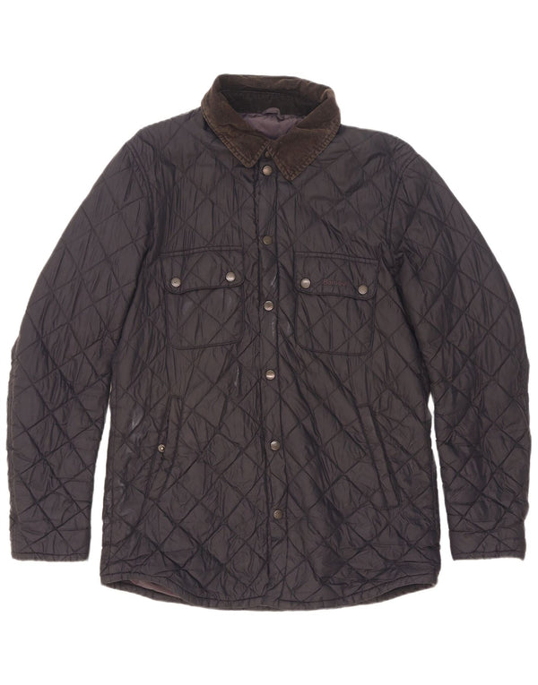 Giacca trapuntata da uomo Barbour UK 38 media blu navy in poliammide