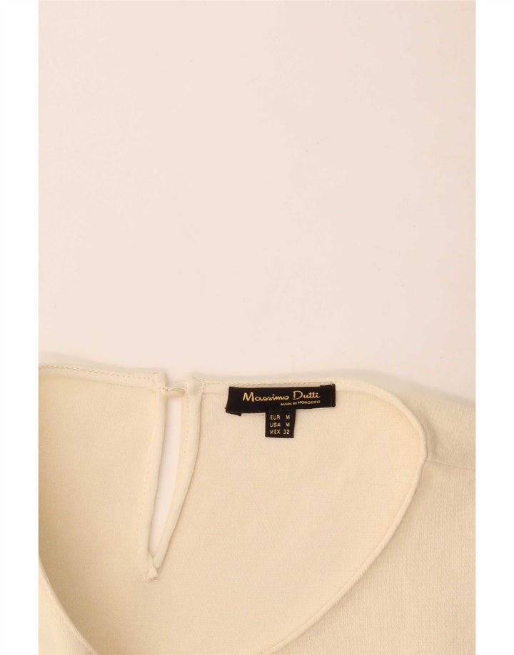Camicetta da donna Massimo Dutti Top UK 12 medio bianco sporco
