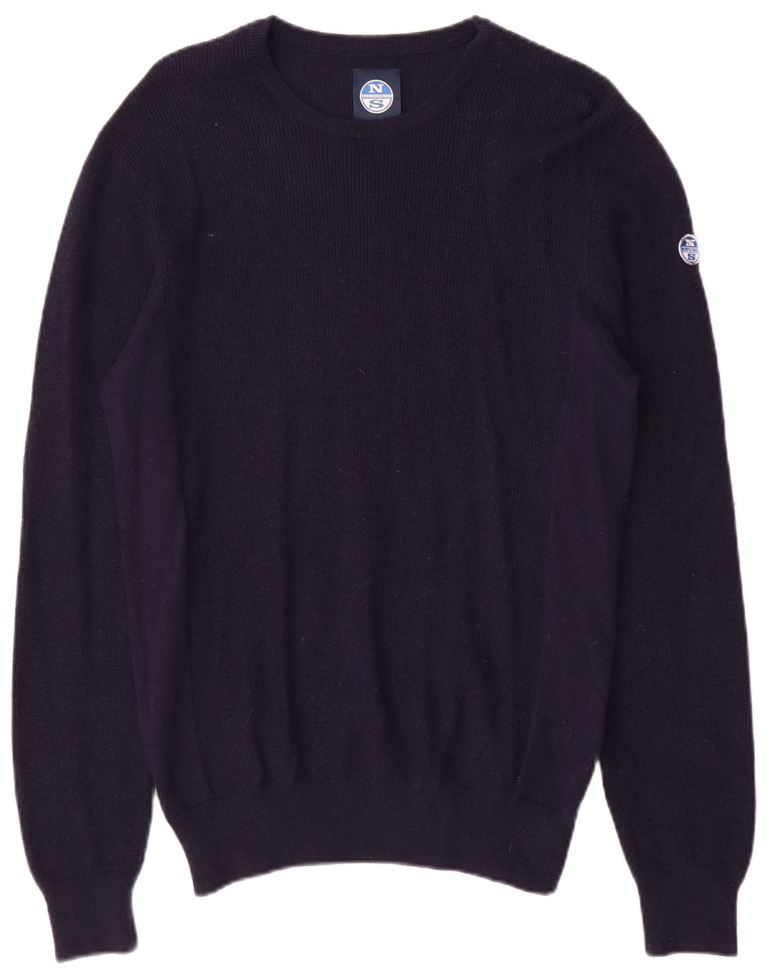 Maglione maglione girocollo da uomo North Sails in cotone blu navy medio