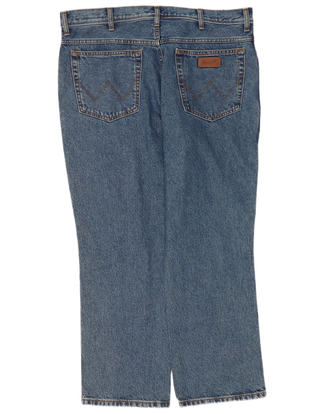 Jeans dritti da uomo Wrangler vestibilità regolare W40 L30 cotone blu