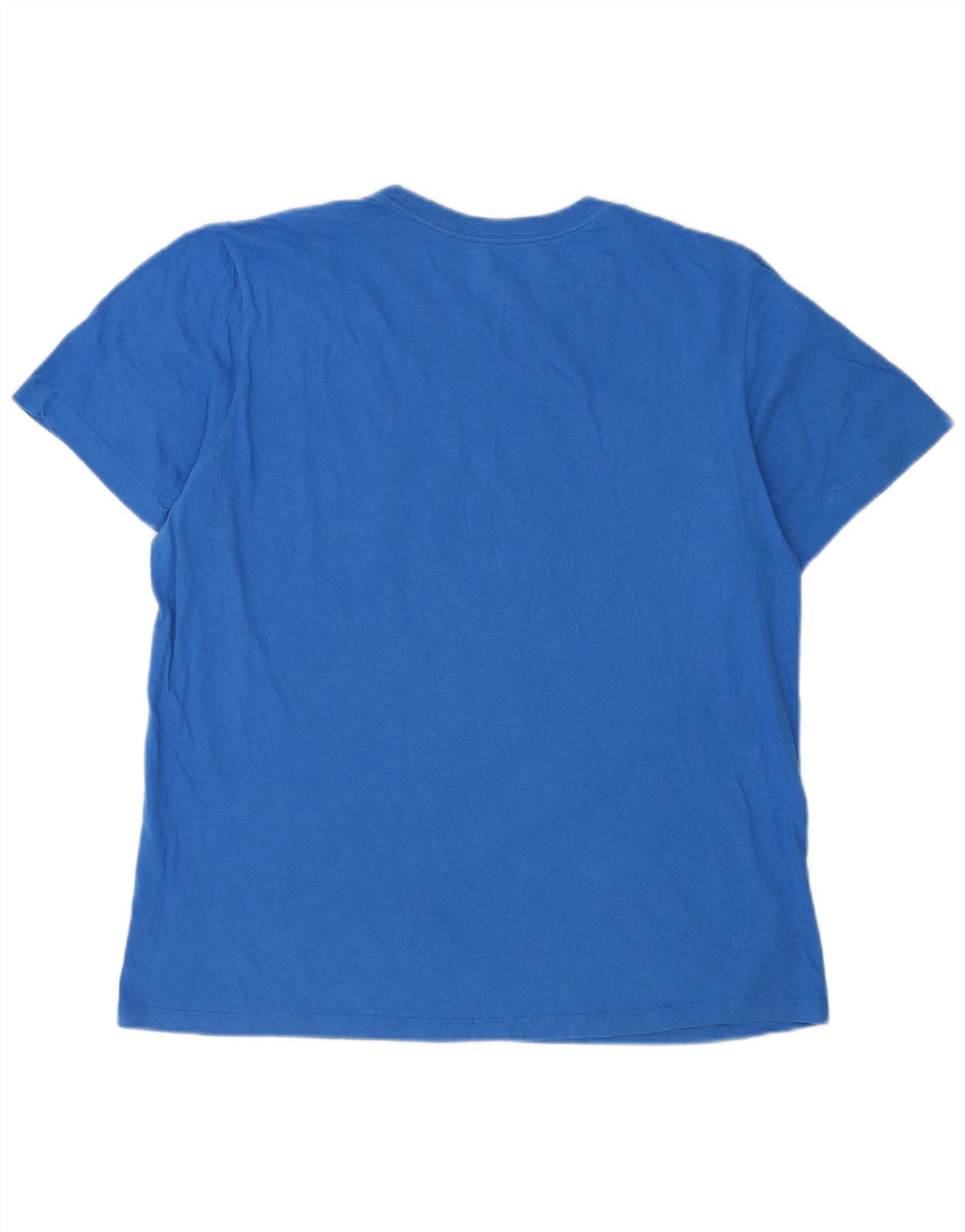 T-shirt grafica da uomo Nike Top grande in cotone blu