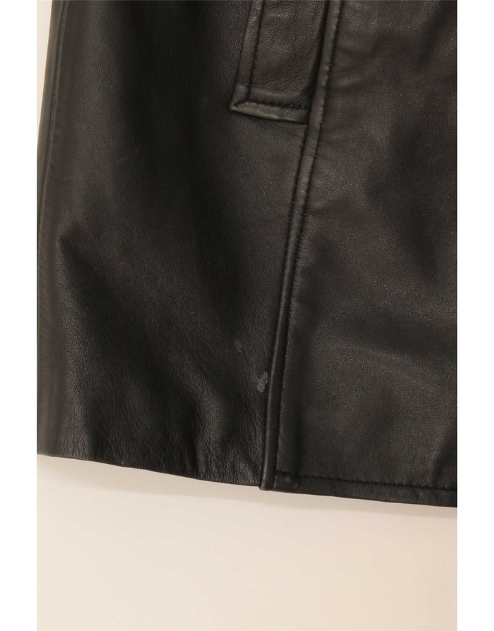 Cappotto in pelle da donna Hyde UK 14 medio nero