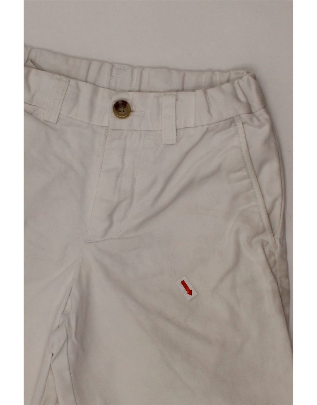 POLO RALPH LAUREN Pantaloncini chino da bambino 6-7 anni W22 Cotone bianco