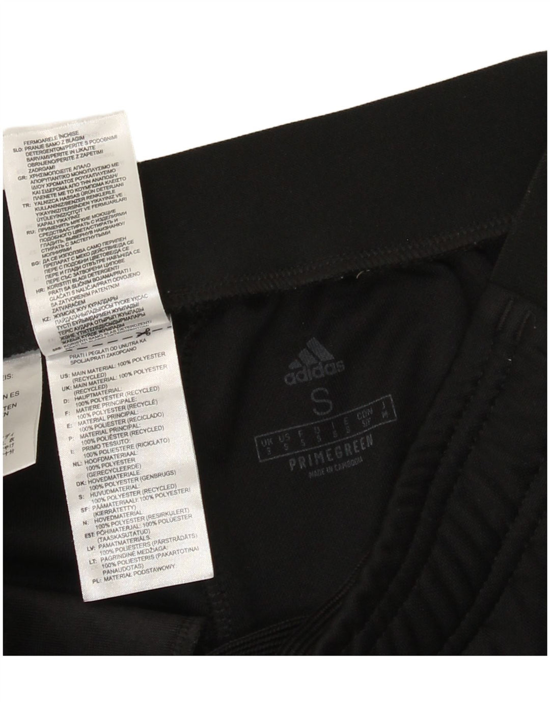 Pantaloni da tuta Adidas Aeroready da uomo piccoli in poliestere nero