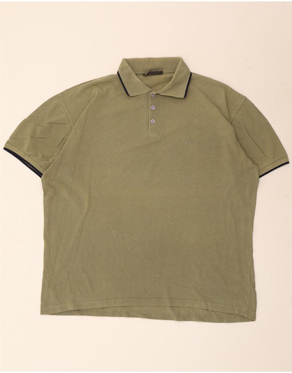 Polo da uomo Wrangler XL in cotone kaki