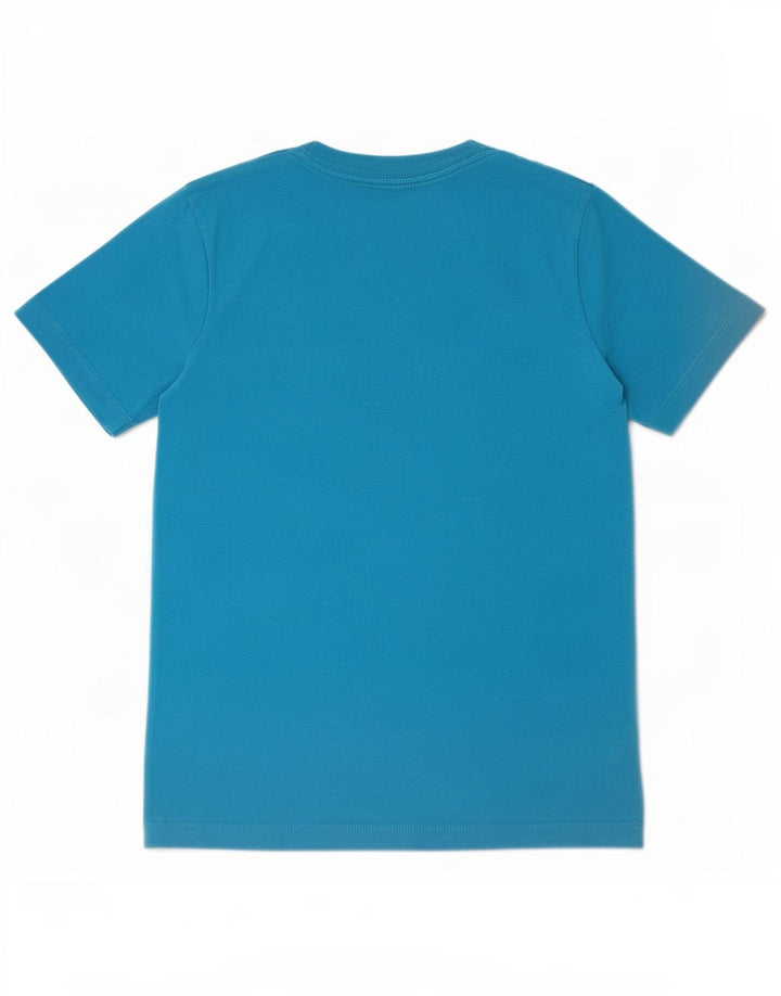 T-shirt da bambino Nike Top 10-11 anni in cotone blu medio