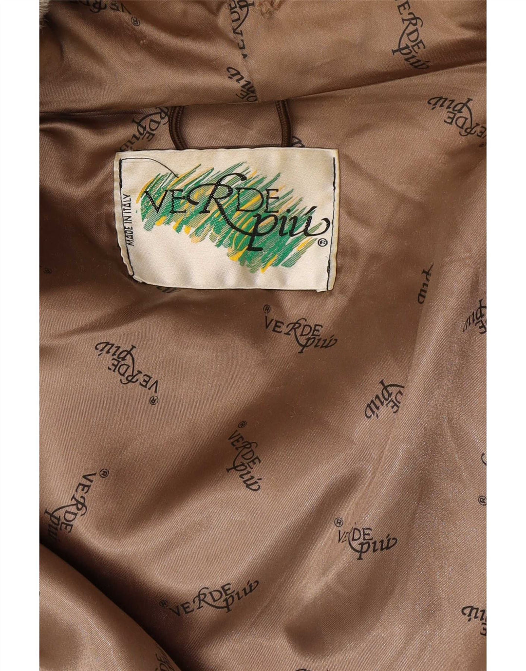 Soprabito oversize con cappuccio da donna Verde Più IT 42 Beige medio geometrico