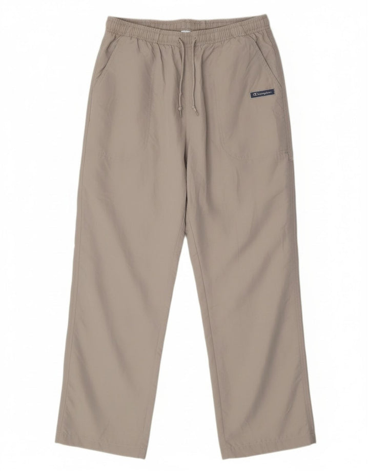 Pantaloni da tuta da uomo Champion Large in poliestere grigio