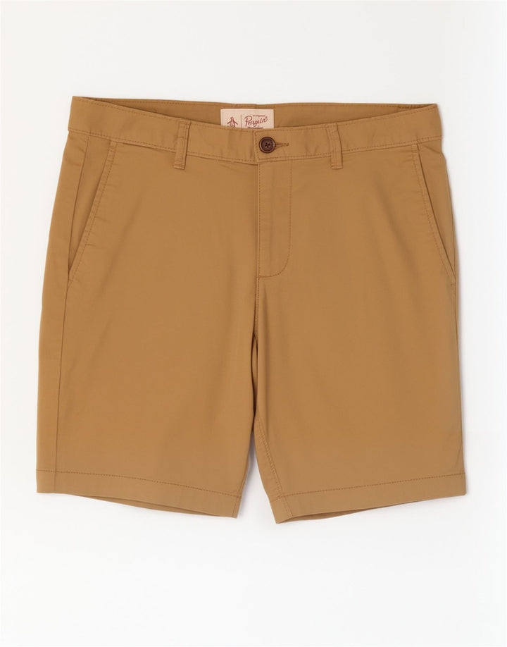 Pantaloncini chino da uomo Penguin W30 cotone beige medio
