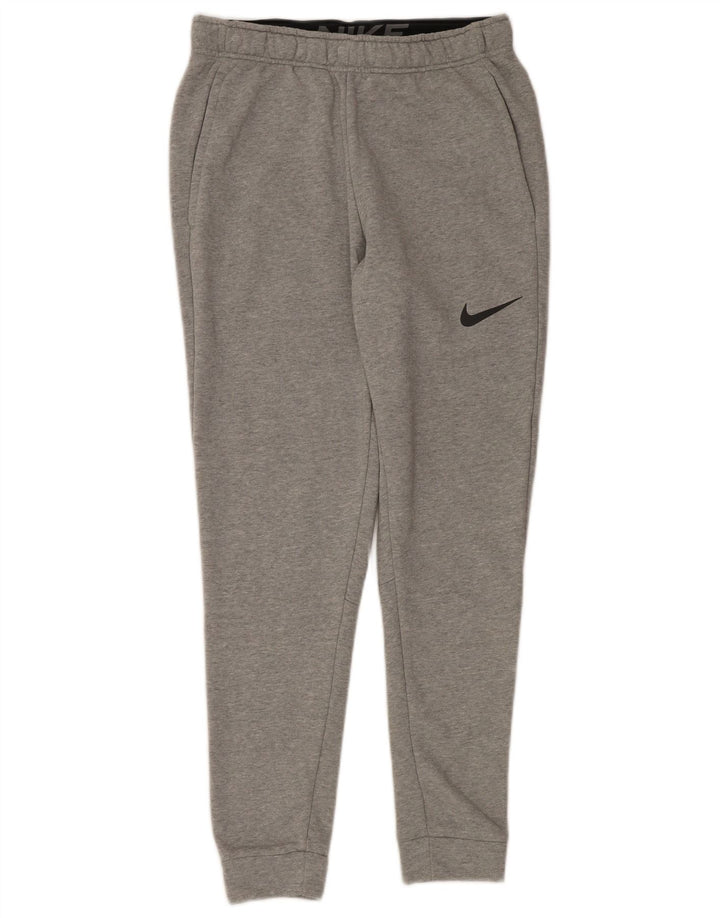 Pantaloni da tuta da uomo Nike Dri Fit Joggers piccoli grigi screziati