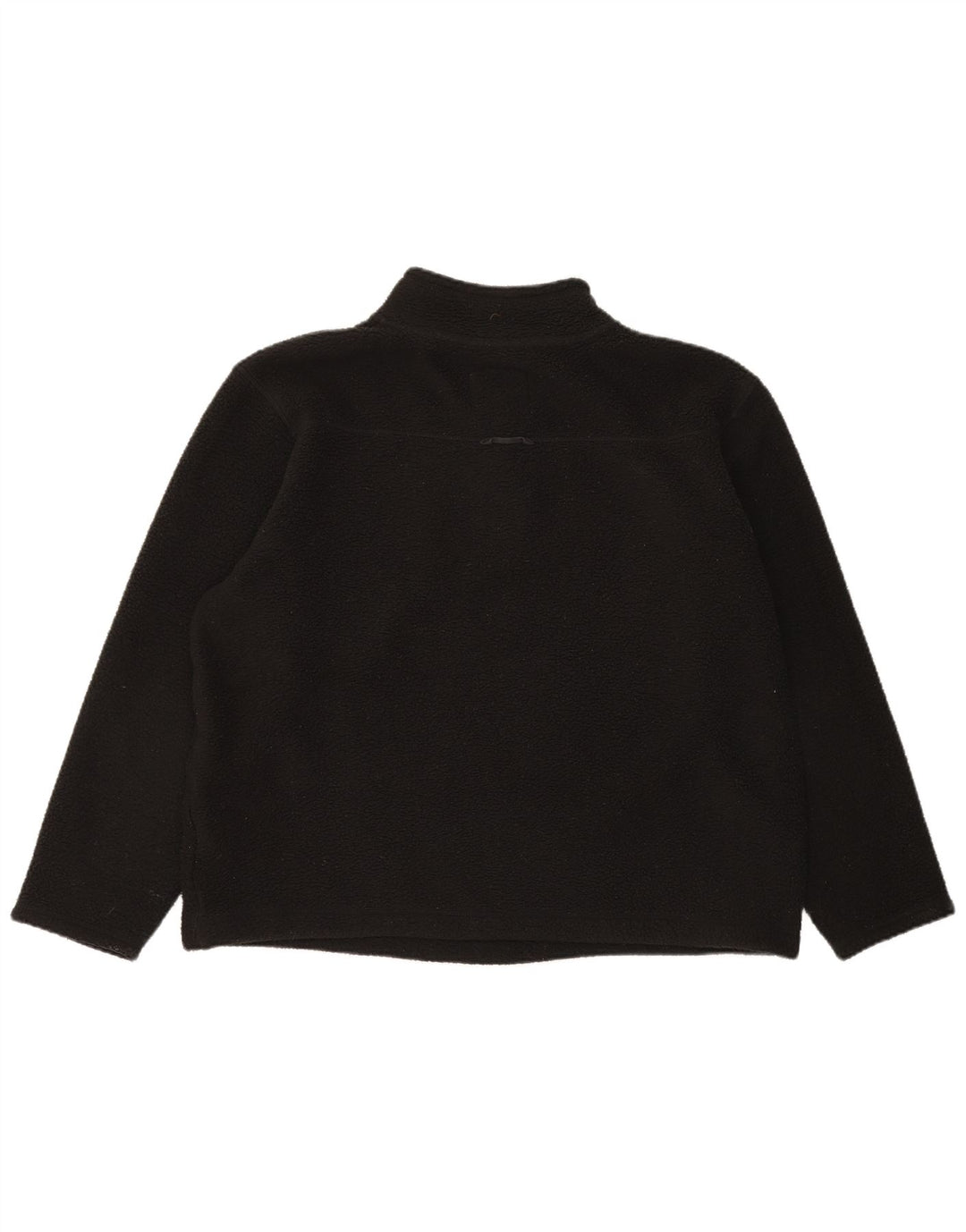 Maglione in pile da uomo con collo abbottonato Weird Fish XL poliestere nero