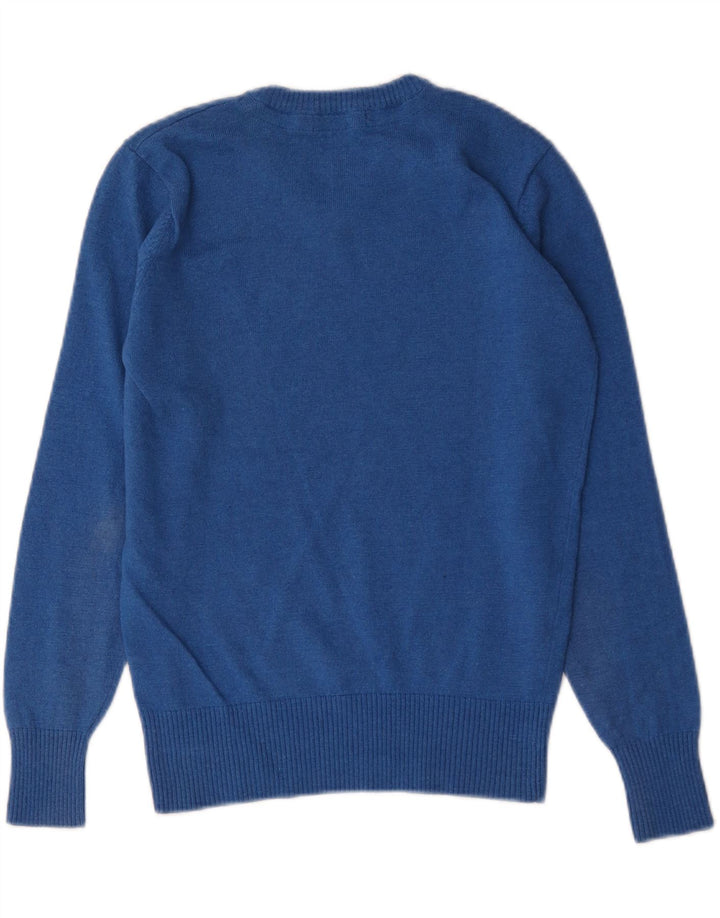 Maglione North Sails da bambino con scollo a V, 12-13 anni, in lana d'agnello blu